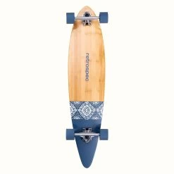 Retrospec Zed Navy Paisley 41" Pintail Longboard