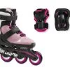 Rollerblade Microblade Adjustable Kids Skates Combo Pack - Pink/White