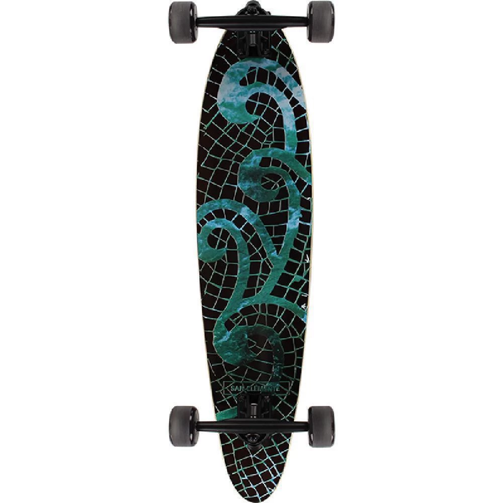 San Clemente Mosaic Sea 34" Pintail Longboard
