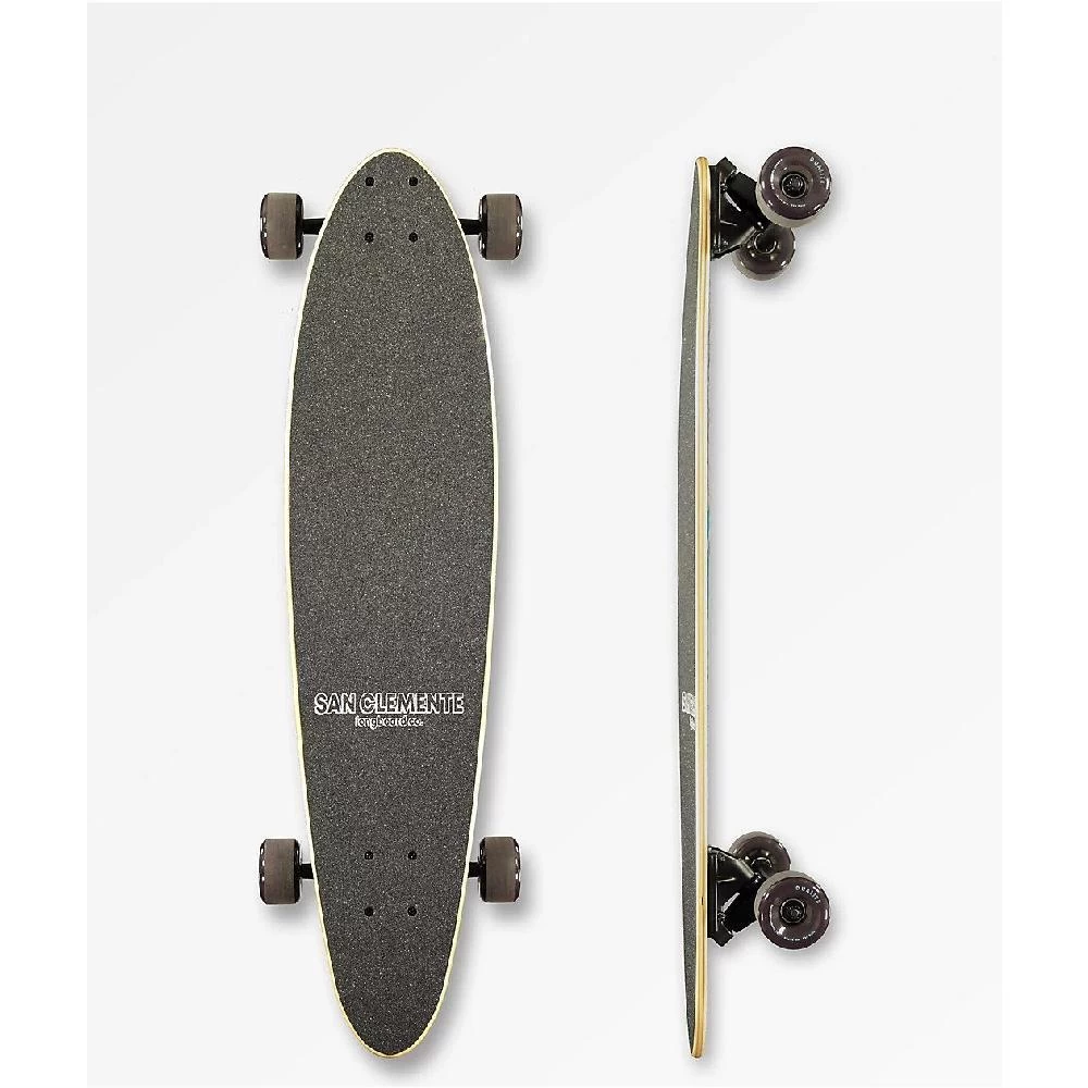 San Clemente Mosaic Sea 34" Pintail Longboard - Image 2