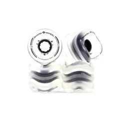 Shark Wheel 60mm Clear With Black Hub California Roll Skateboard Wheels