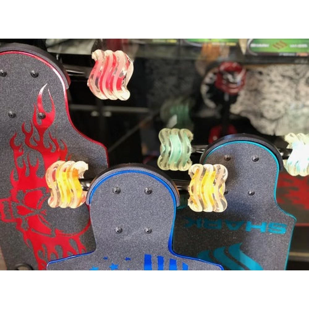 Shark Wheel DNA Clear With Mint Hub 72mm 78a Longboard Wheels - Image 3