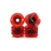 Shark Wheel DNA Transparent Red 72mm 78a Longboard Wheels