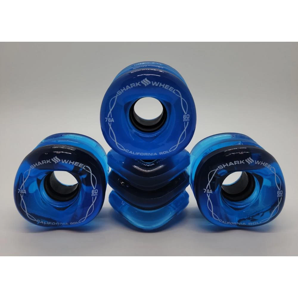 Shark Wheel Sapphire California Roll 60mm Skateboard Wheels - Image 3