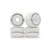 Shark Wheel Twisted 54mm/99a White Skateboard Wheels