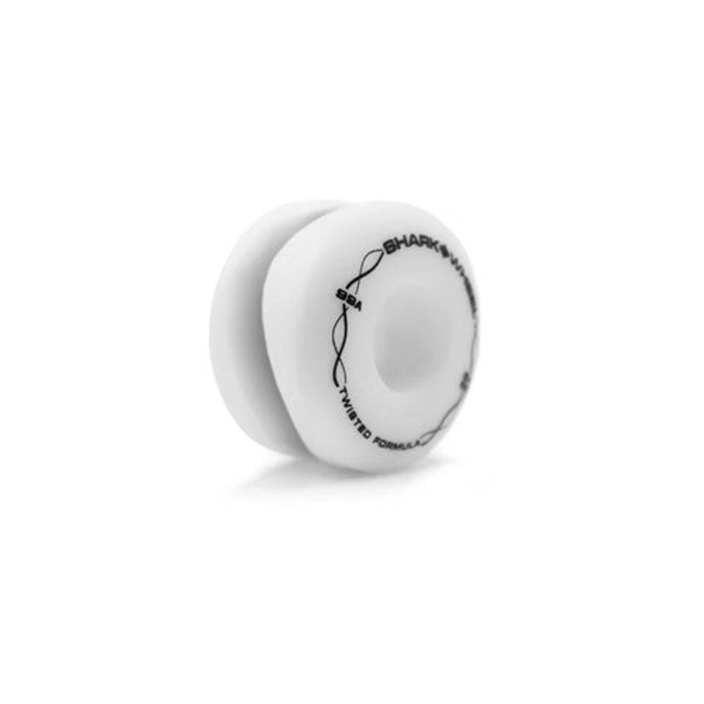 Shark Wheel Twisted 54mm/99a White Skateboard Wheels - Image 2