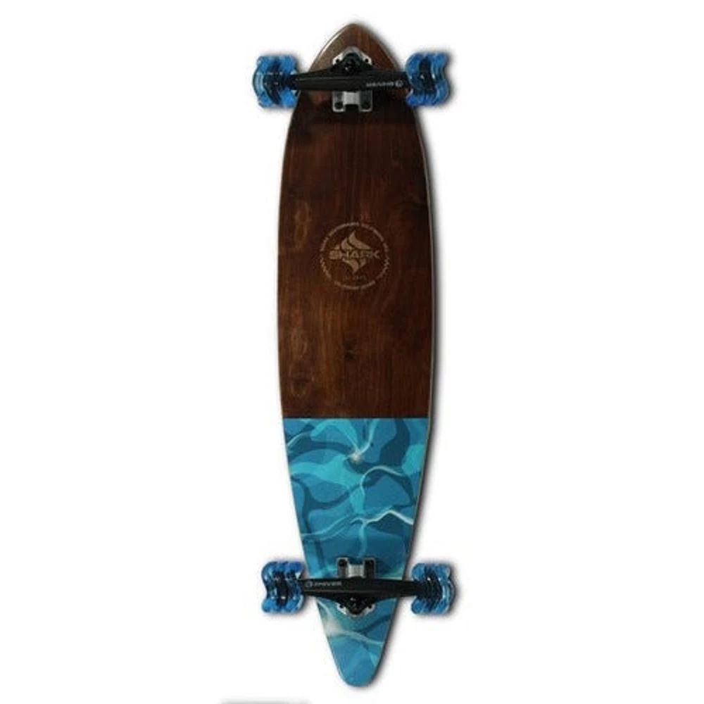 Shark Wheel Water Flow 38" Pintail Longboard - Image 3
