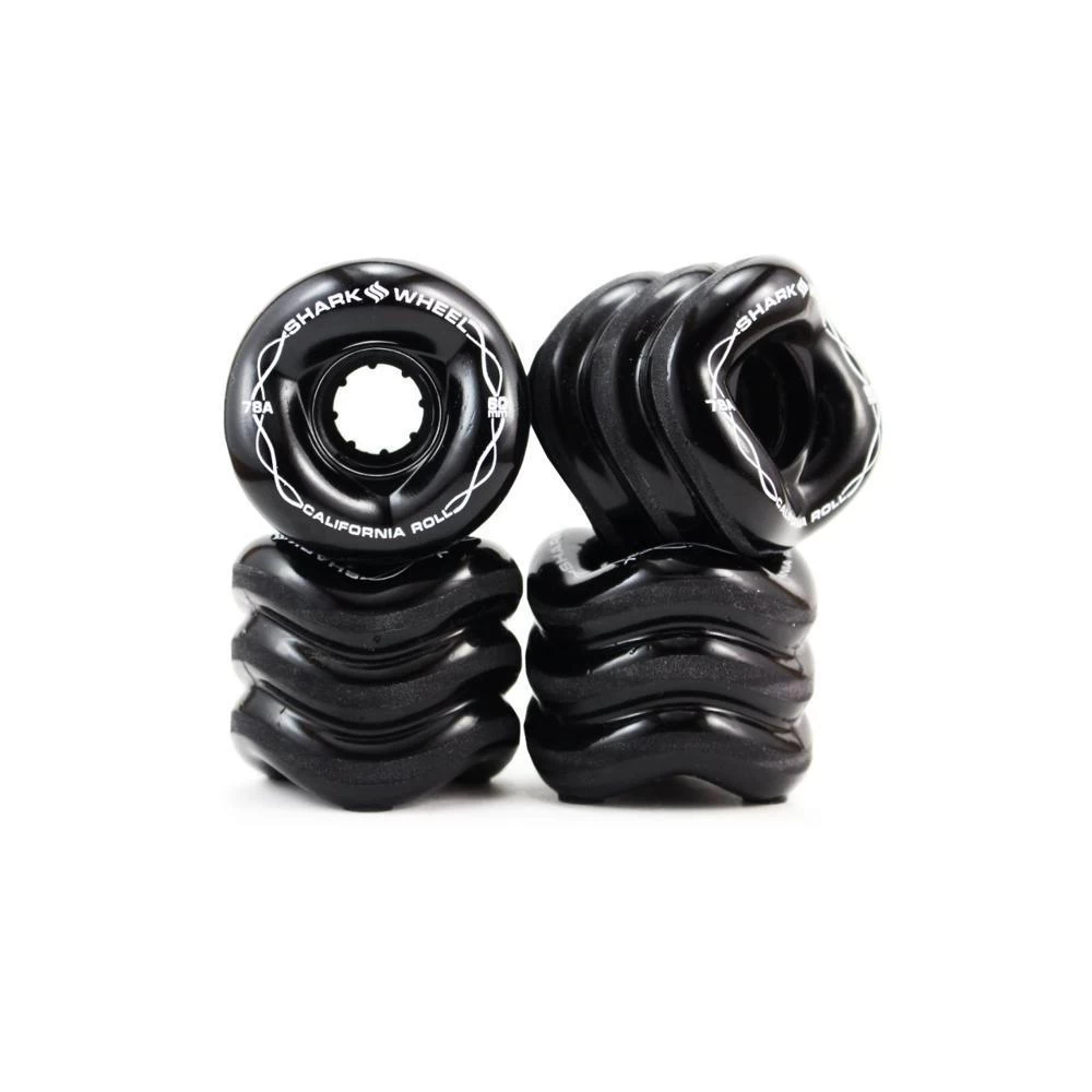Shark Wheels Black California Roll 60mm 78a