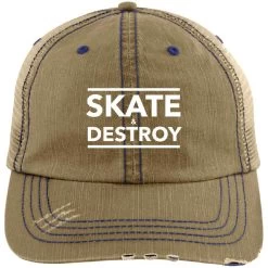 Skate & Destroy Distressed Cap