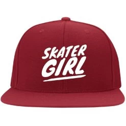 Skater Girl Flat Bill Cap