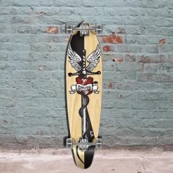 Smite 40" Kicktail Longboard From Punked Complete