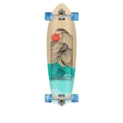 Stella 42” Tropical Wave Pintail Longboard