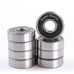 Super Blacks Longboard Skateboard Bearings
