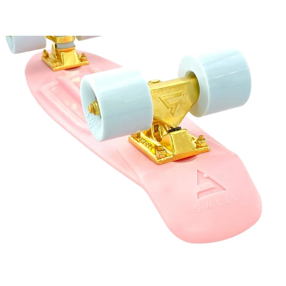 Swell Coral Pink & Gold 28" Cruiser Skateboard - Image 5