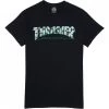 Thrasher Roses Small Black T-Shirt