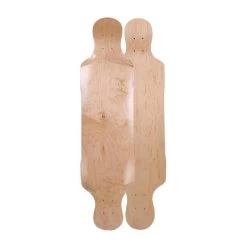 Top Mount Double Kick Blank 39" Longboard Deck
