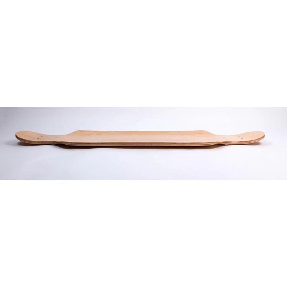Top Mount Double Kick Blank 39" Longboard Deck - Image 2
