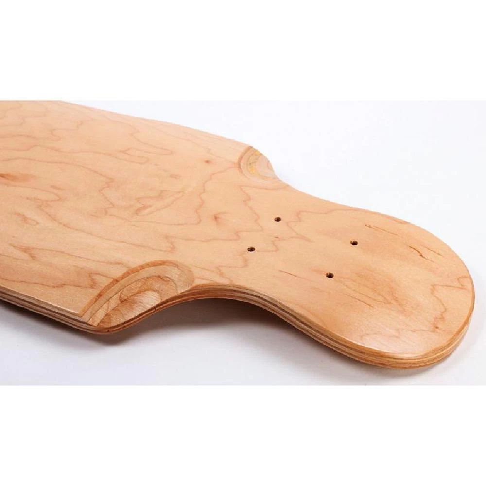 Top Mount Double Kick Blank 39" Longboard Deck - Image 5