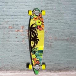 Tropical Day Pintail Longboard 40 Inch From Punked - Complete