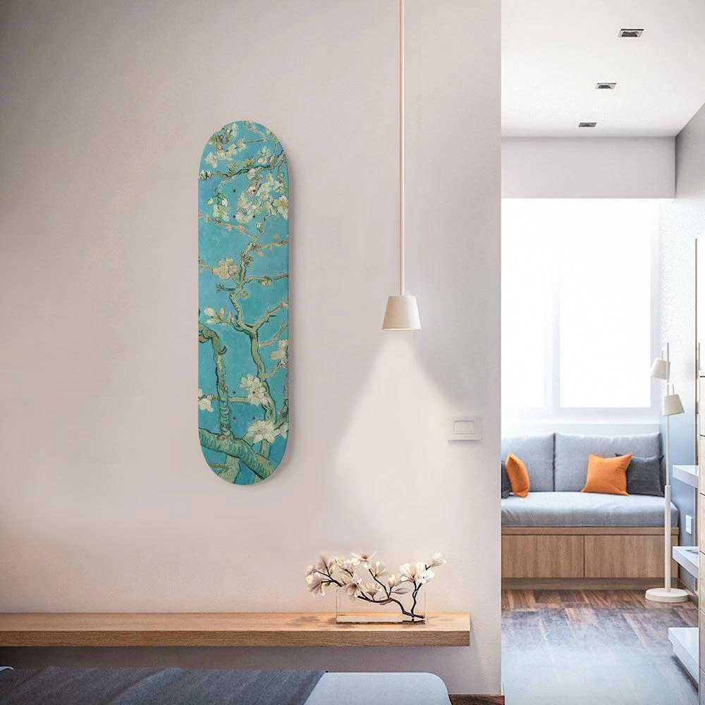 Van Gogh Almond Blossom Skateboard Wall Art