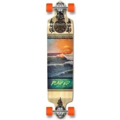 Wave Scene Drop Down Longboard 41 Inches Complete