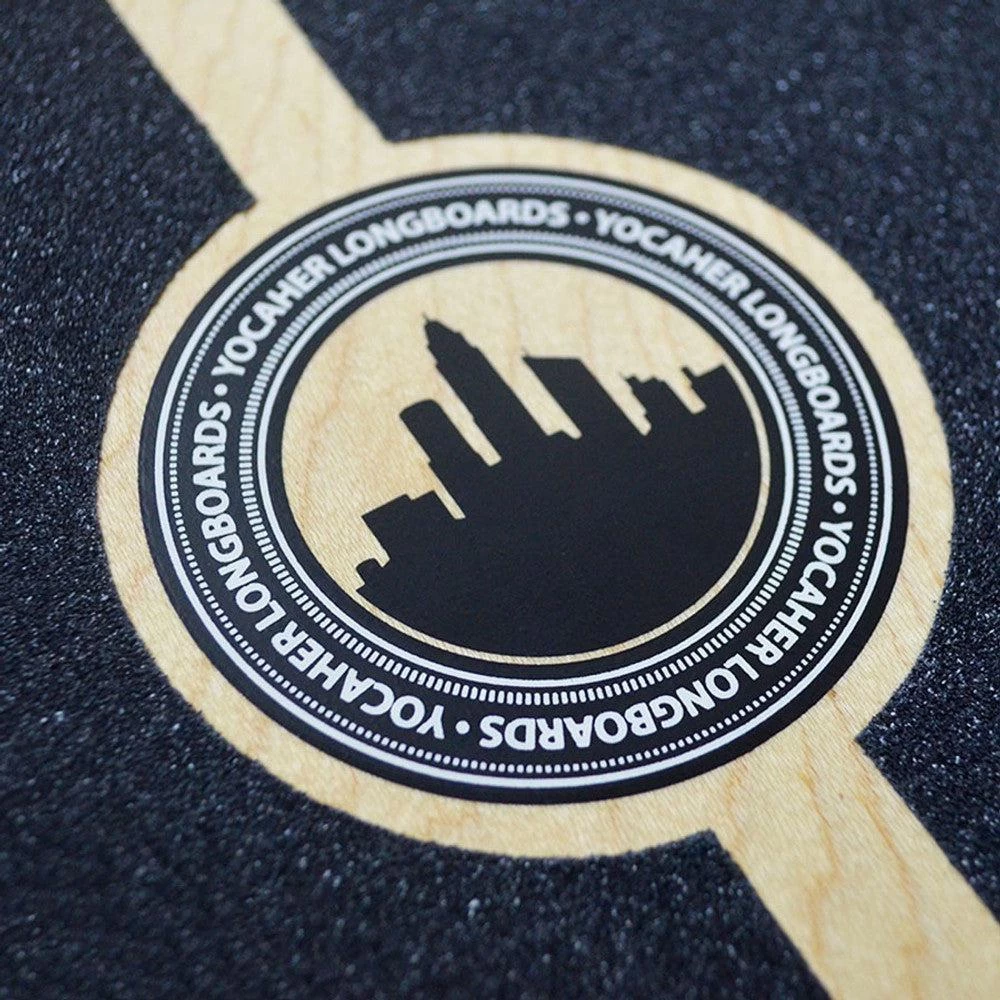 Yocaher Adventure Colored 40" Pintail Longboard - Image 6