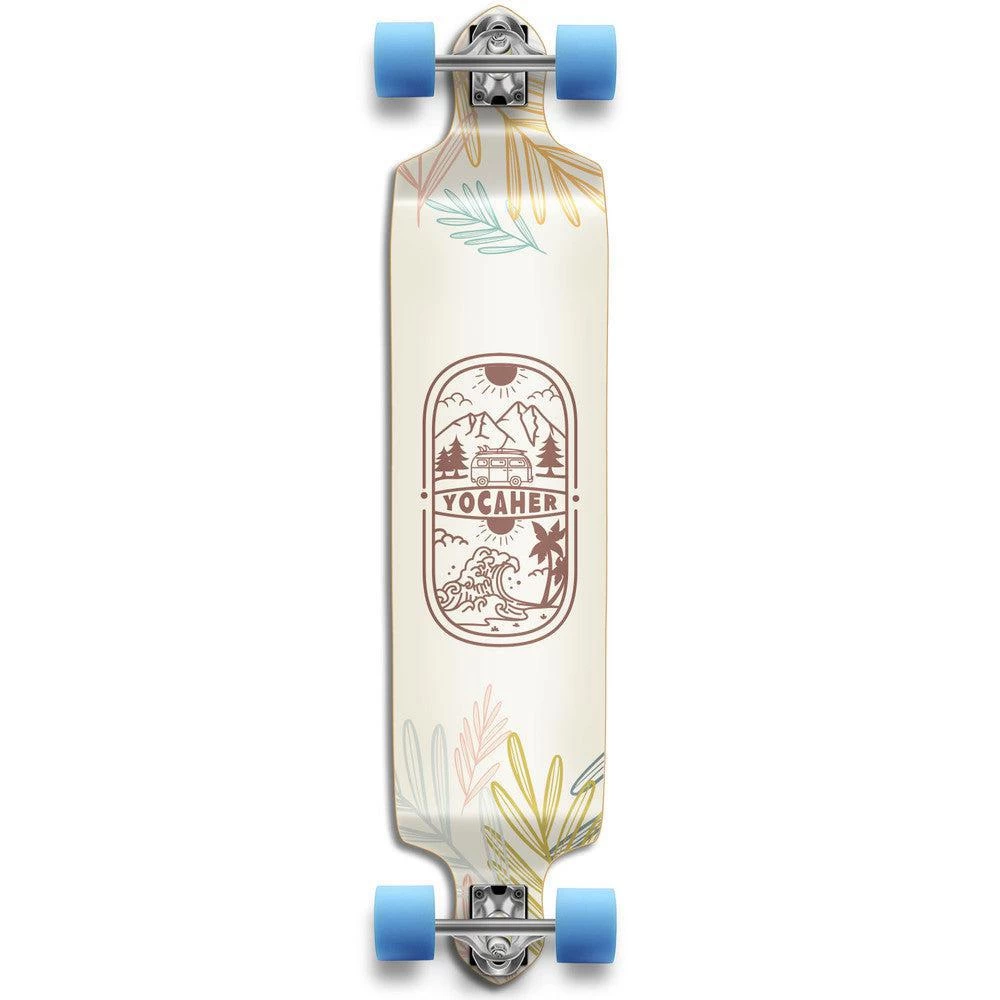 Yocaher Adventure Colored 41.25" Drop Down Longboard