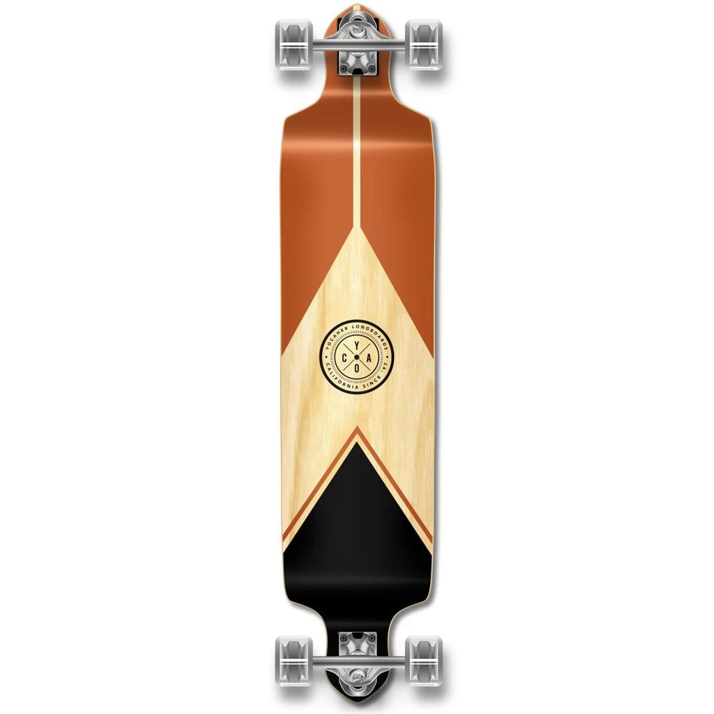 Yocaher Mountain 41" Drop Down Longboard Complete - Earth Series