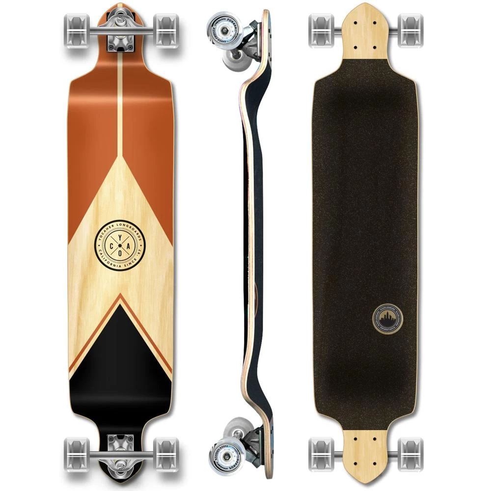 Yocaher Mountain 41" Drop Down Longboard Complete - Earth Series - Image 2