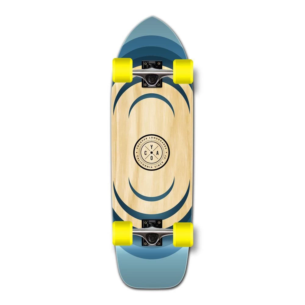 Yocaher Old School Longboard Complete - Earth Series - Ripple