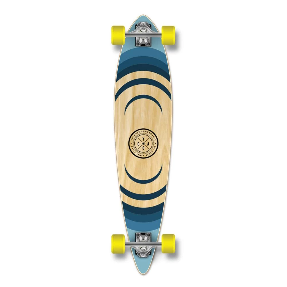 Yocaher Ripple 40" Pintail Longboard Complete - Earth Series